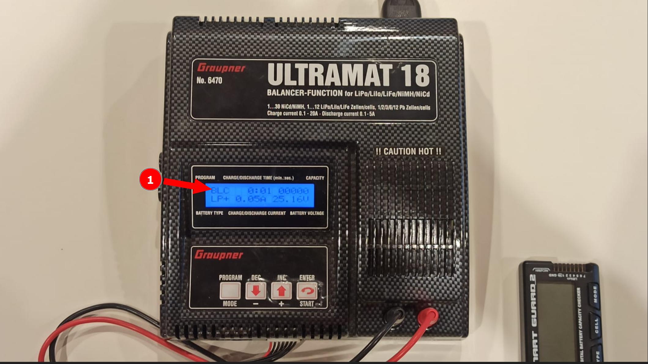 Ultramat 18 charging