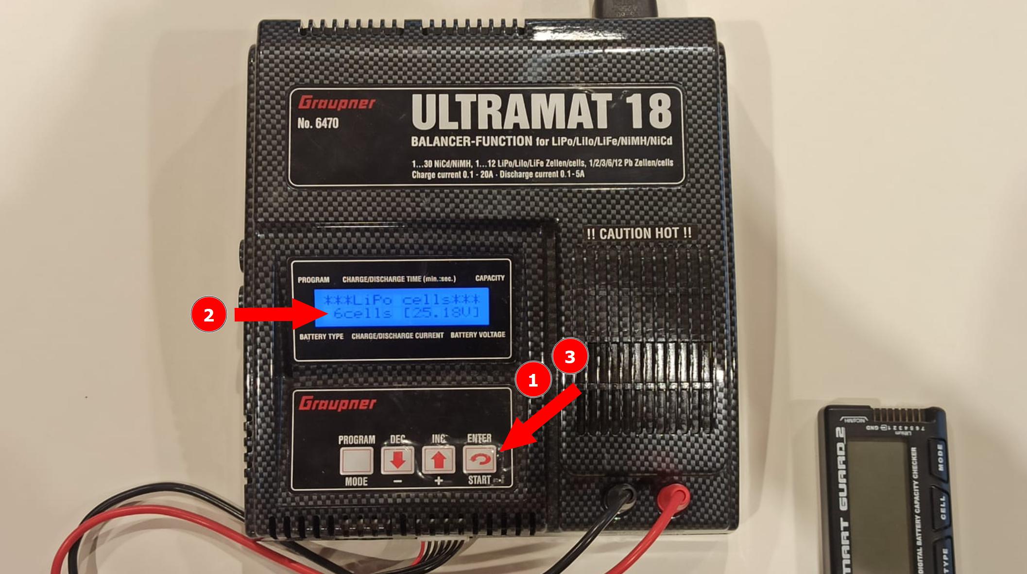 Ultramat 18 confirmation